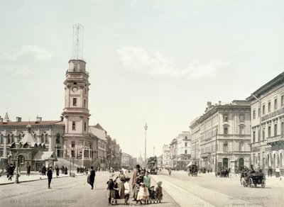 Newski-Prospekt, St. Petersburg von Russian Photographer
